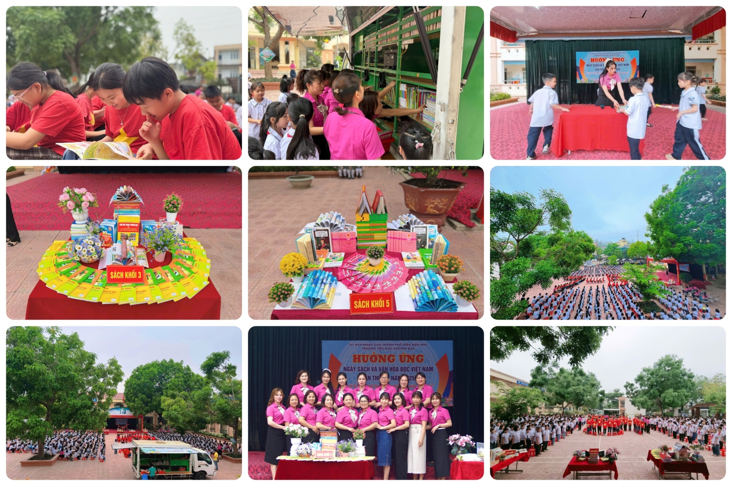 TRƯỜNG TIỂU HỌC NOONG BUA TỔ CHỨC THÀNH CÔNG:  “NGÀY SÁCH VÀ VĂN HÓA ĐỌC VIỆT NAM LẦN THỨ IV”